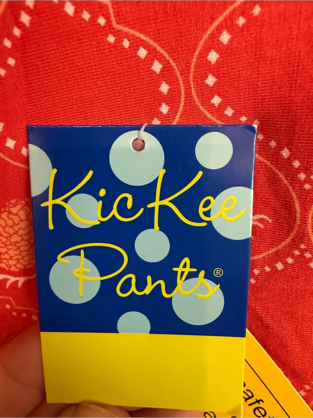Kickee Pants Orange & Red Patterned One-Piece Footies